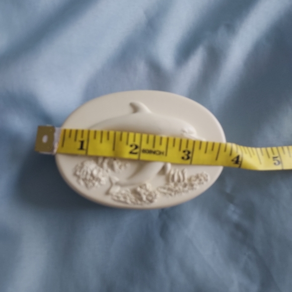 ANGELSTAR Wishing carved  Dolphin Trinket Box - (Ocean Sea Life Beach Coastal) - Picture 4 of 6